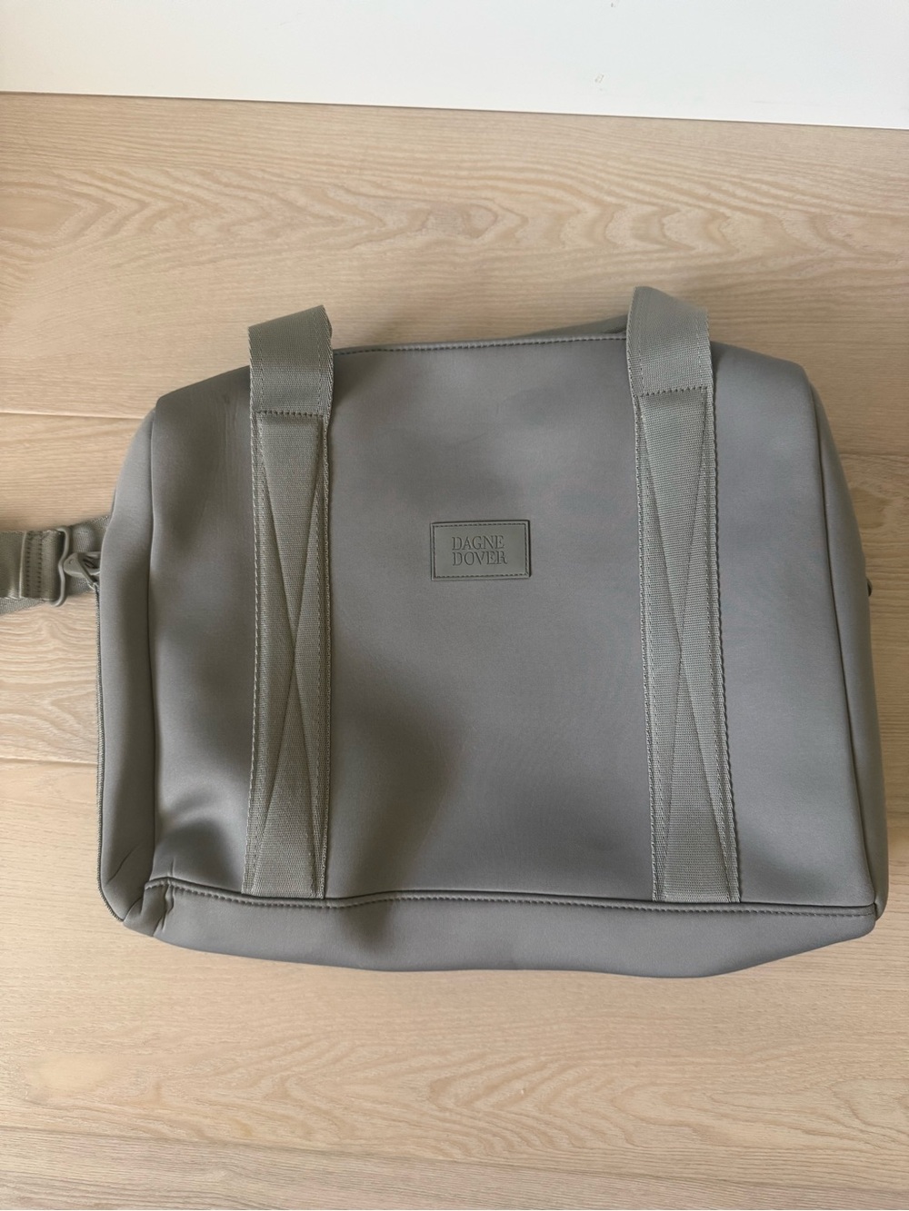 Dagne Dover Ryan Neoprene Laptop Bag Heather Grey
